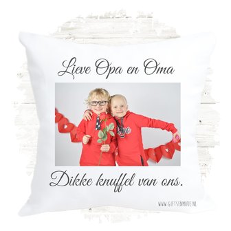 Kussen lieve opa en oma