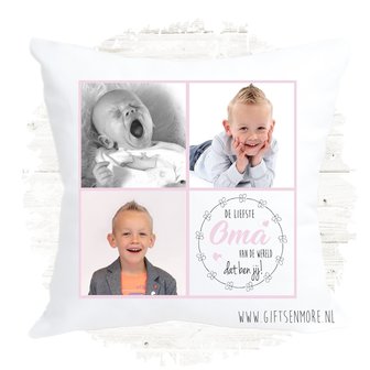 Kussen liefste oma 3 foto's