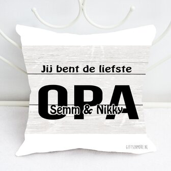 Kussen de liefste Opa