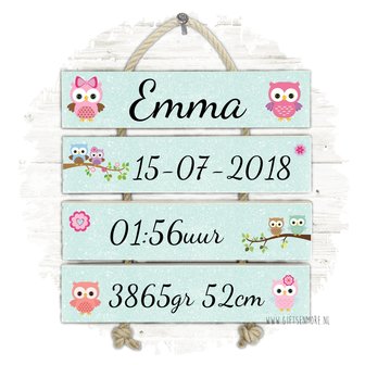 Geboorteladder Emma